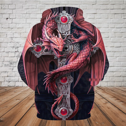 SKULL 3D HOODIE PL308-Apparel-PL8386-Hoodie-S-Vibe Cosy™
