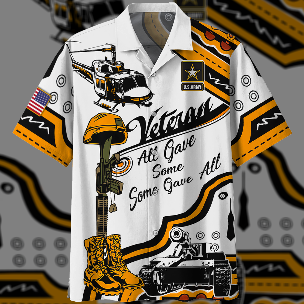 US Army Veteran All gave some Some gave all Hawaii Shirt
