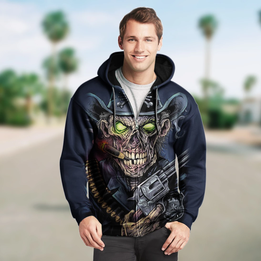 3D ZIP HOODIE PL313-Apparel-PL8386-Hoodie-S-Vibe Cosy™