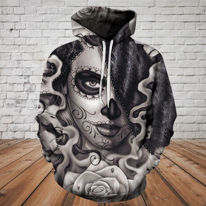 SKULL 3D HOODIE PL316-Apparel-PL8386-Hoodie-S-Vibe Cosy™