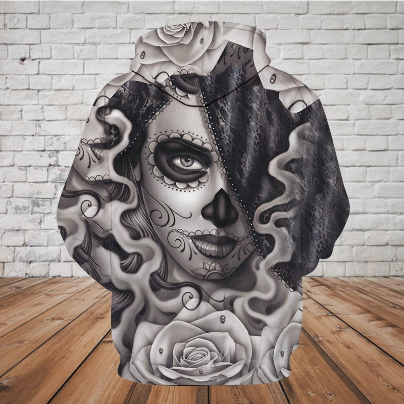 SKULL 3D HOODIE PL316-Apparel-PL8386-Hoodie-S-Vibe Cosy™