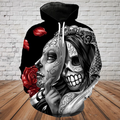 SKULL 3D HOODIE PL317-Apparel-PL8386-Hoodie-S-Vibe Cosy™