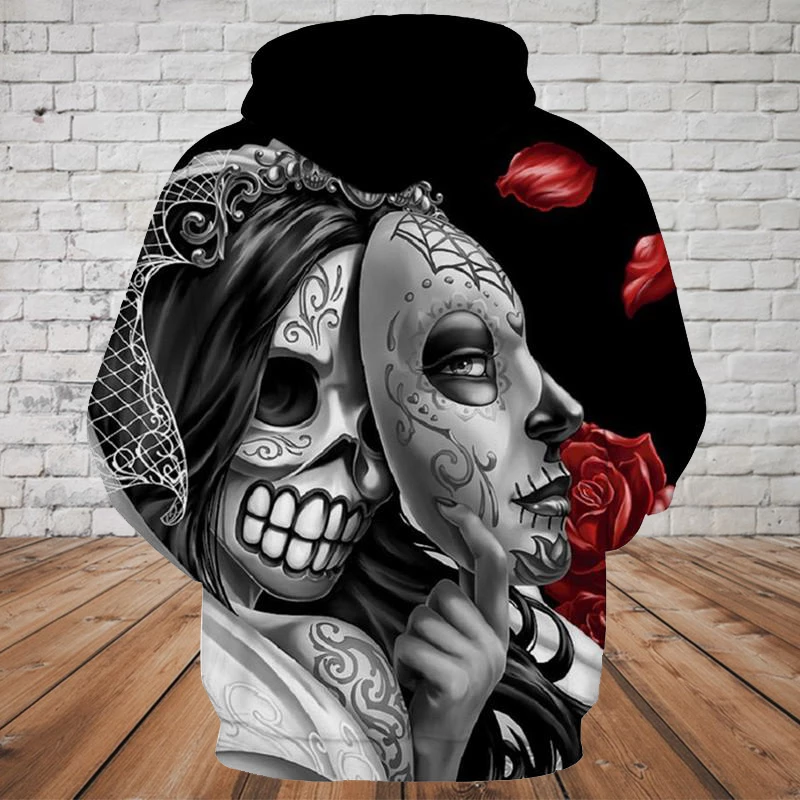 SKULL 3D HOODIE PL317-Apparel-PL8386-Hoodie-S-Vibe Cosy™