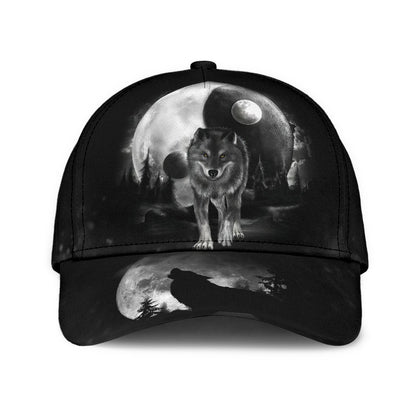 Custom Name Wolf Classic Cap