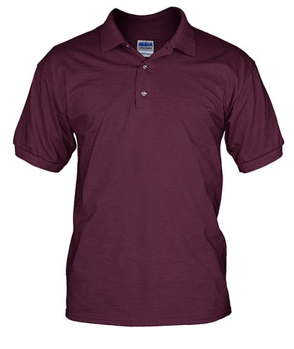 Australia in My Heart Polo T-Shirt - BN04-POLO T-SHIRTS-HP Arts-Maroon-M-Men's Polo-Vibe Cosy™