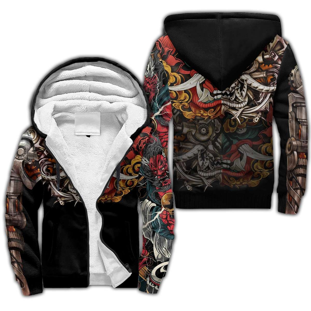 Japan Mask Tattoo 3D All Over Printed Unisex Shirt