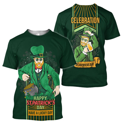 Irish Saint Patrick Day 3D All Over Printed Unisex Shirt