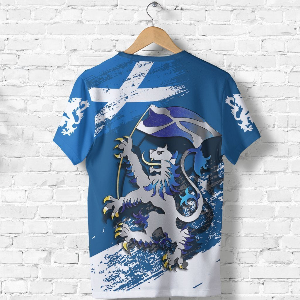 Scottish Rampant Lion Holding The Flag Hoodie HD1236-Apparel-PL8386-Hoodie-S-Vibe Cosy™