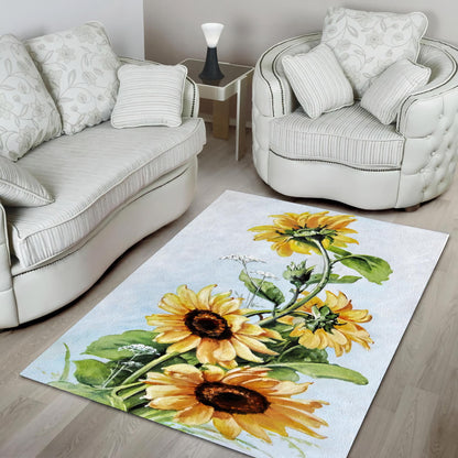 Sunflower Lover Rug DQB07272004-TQH-Rug-TQH-S (3'x5')-Vibe Cosy™