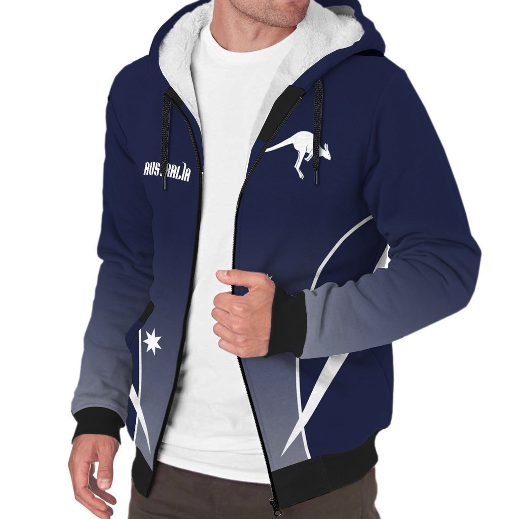 Australia Active Sherpa Hoodie-Hoodie-PL8386-M-Vibe Cosy™
