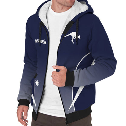 Australia Active Sherpa Hoodie-Hoodie-PL8386-M-Vibe Cosy™