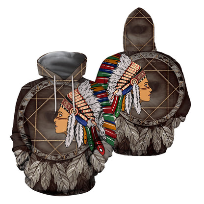 Native American 3D All Over Printed Unisex Shirts