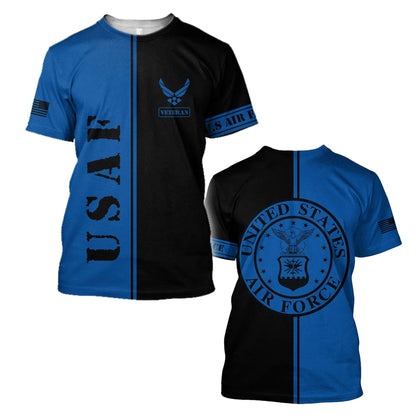 US Air Force 3D All Over Printed Unisex Shirts