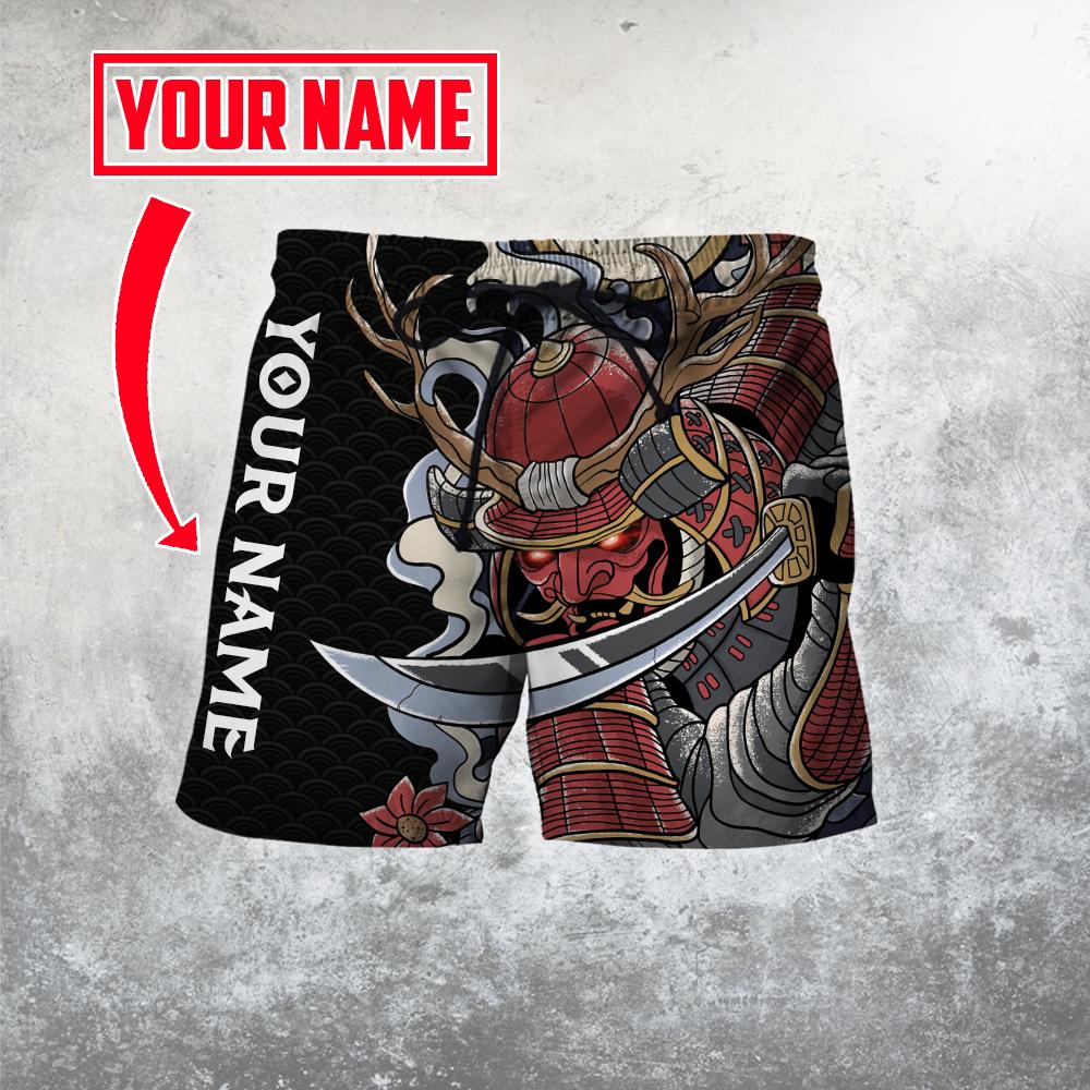 Supper Samurai Warrios Customize Name Shirts TQH-Apparel-TQH-Shorts-S-Vibe Cosy™
