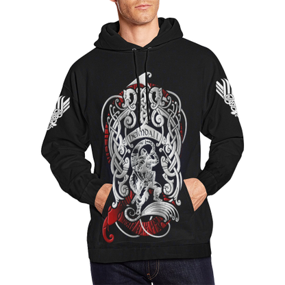 Viking Hoodie - Heimdall Son Of Odin A7-ALL OVER PRINT HOODIES-HP Arts-XXXL-Men's-Black-Vibe Cosy™
