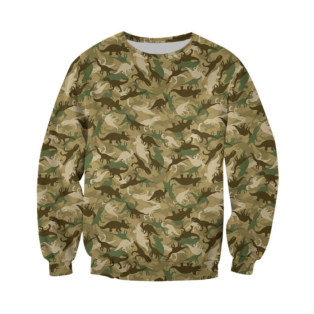 3D All Over Printed Dinosaurs Shirts and Shorts-3D All Over Printed Clothes-HP Arts-Long-sleeved Shirt-XS-Vibe Cosy™