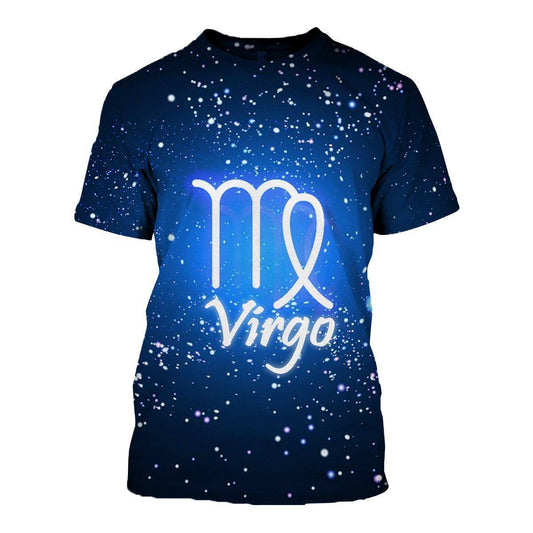 3D ALL OVER PRINTED VIRGO ZODIAC T SHIRT HOODIE NTH150828-Apparel-NTH-T-Shirt-S-Vibe Cosy™