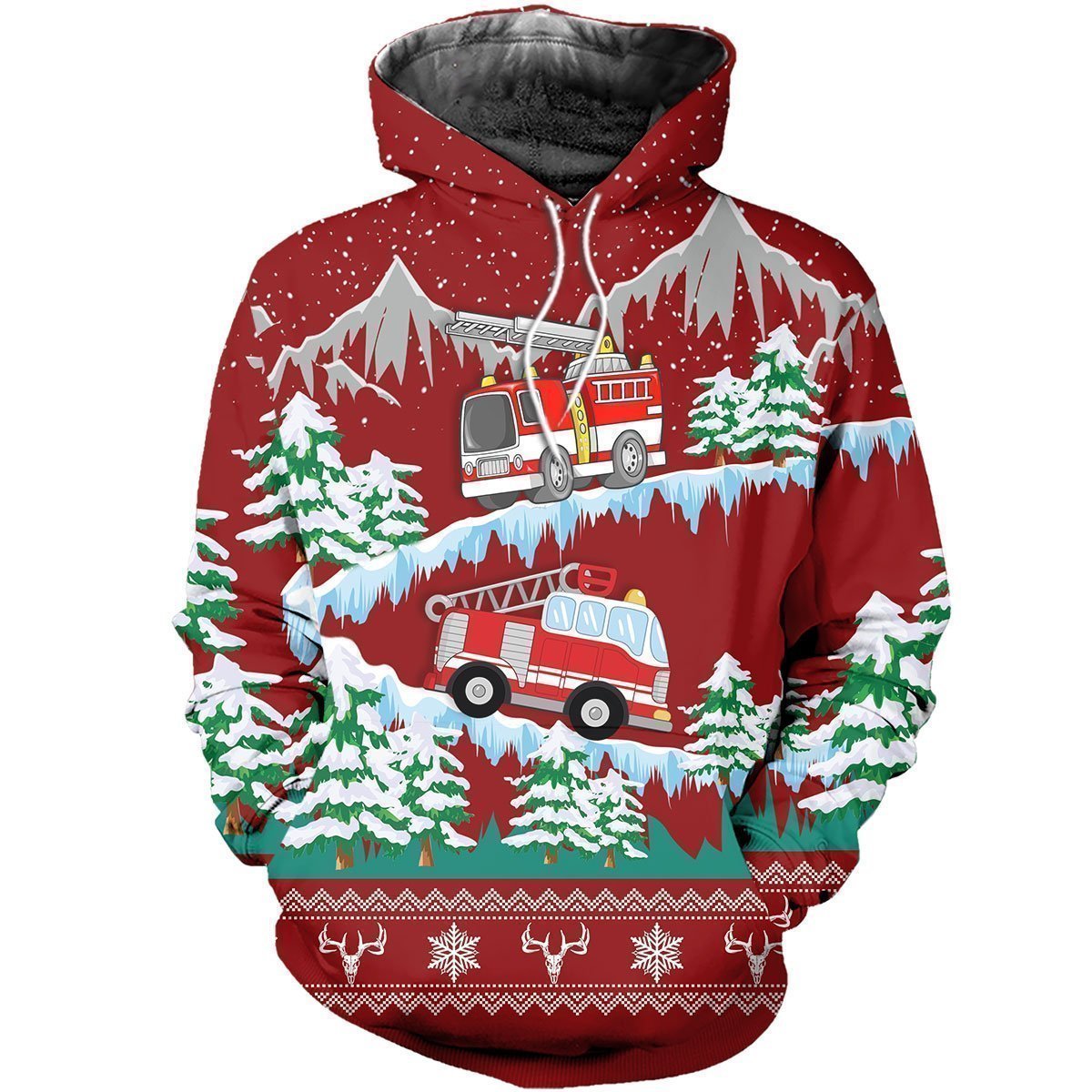 3D All Over Printed Firefighter-Apparel-HP Arts-Hoodie-S-Vibe Cosy™