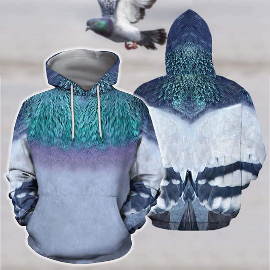 3D All Over Printed Pigeon Shirts TT-Apparel-TT-Hoodie-S-Vibe Cosy™