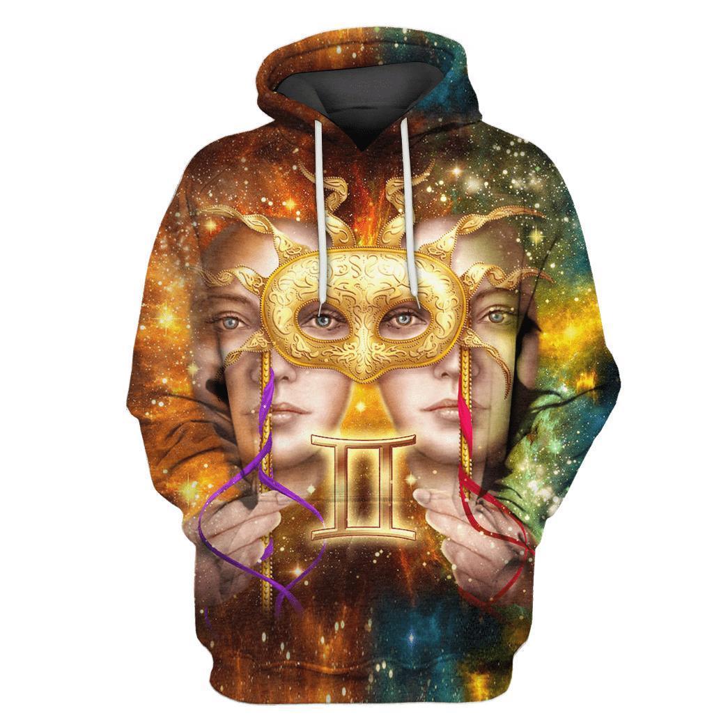3D Zodiac Gemini Hoodie NTH150817-Apparel-NTH-Hoodie-S-Vibe Cosy™