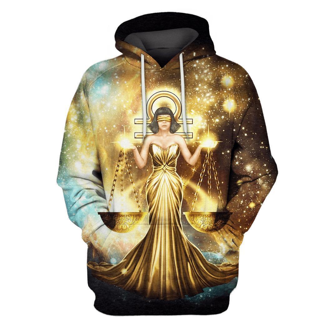 3D Zodiac Libra Hoodie NTH150818-Apparel-NTH-Hoodie-S-Vibe Cosy™