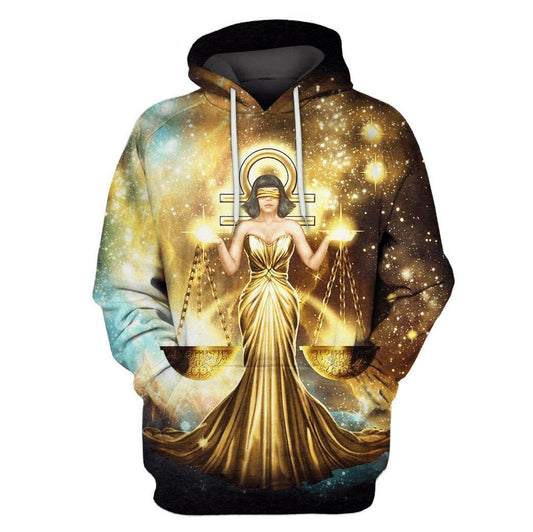 3D Zodiac Libra Hoodie NTH150818-Apparel-NTH-Hoodie-S-Vibe Cosy™