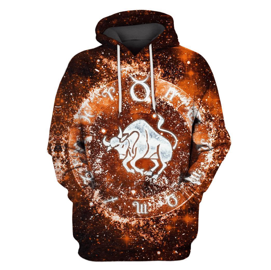 3D Zodiac Taurus Hoodie NTH150814-Apparel-NTH-Hoodie-S-Vibe Cosy™