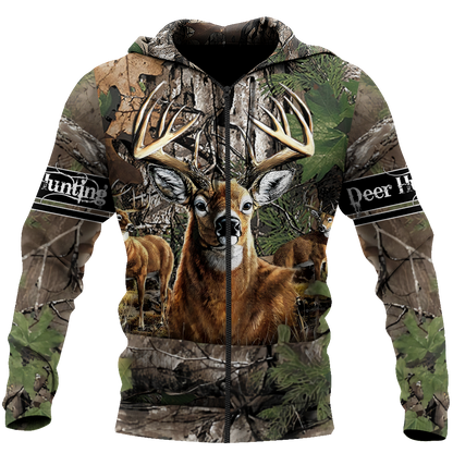 Deer Hunter 3D All Over Print Hoodie DQB08182001
