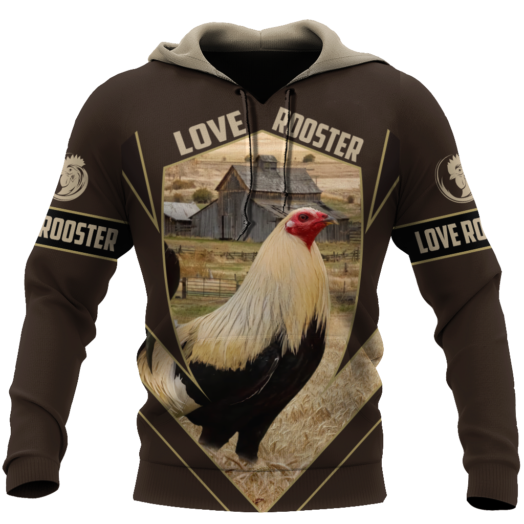 Premium Rooster 3D All Over Printed Unisex Shirts