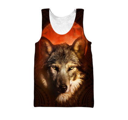All Over Printed Wolf Hoodie DA29092020-MEI