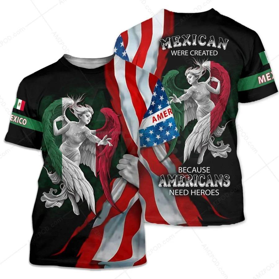 Mexico 3D All Over Printed Shirts For Men and Women TA062202-Apparel-TA-T-Shirts-S-Vibe Cosy™