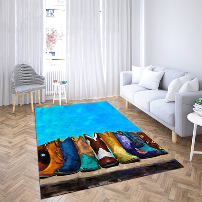 Cowboy Shoes Combo Rug