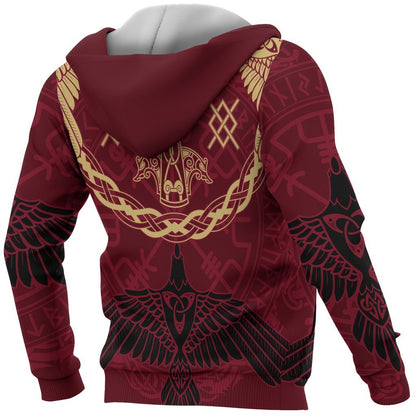 MJOLNIR VIKING ALL OVER-Apparel-HP Arts-Hoodie-S-Vibe Cosy™