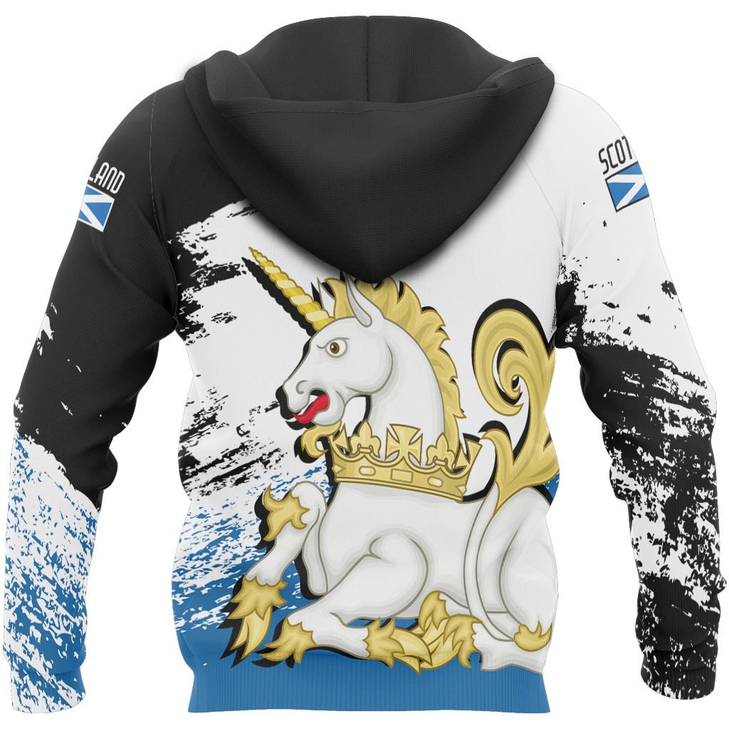 Scotland Royal Unicorn Pullover Hoodie NNK 1512-Apparel-PL8386-Zip Hoodie-S-Vibe Cosy™