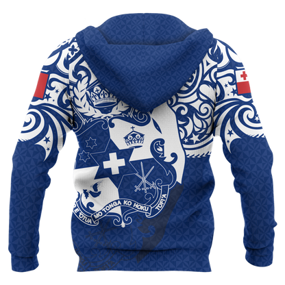 Tonga in My Heart Polynesian Tattoo Style 3D Printed Shirts TT0027-Apparel-TT-Hoodie-S-Vibe Cosy™