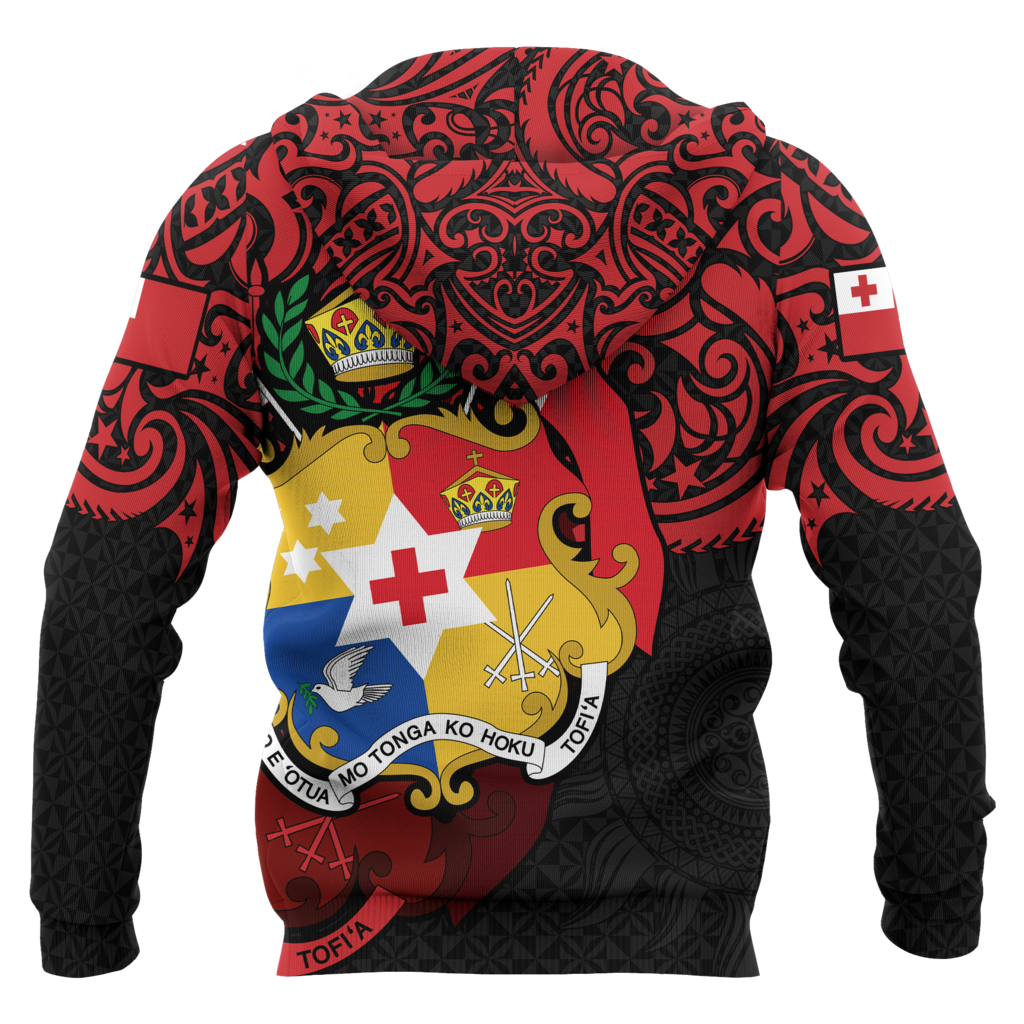 Tonga in My Heart Polynesian Tattoo Style 3D Printed Shirts TT0030-Apparel-TT-Hoodie-S-Vibe Cosy™