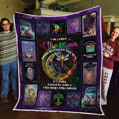 Child Of The Moon Raised By The Sun Quilt MEI