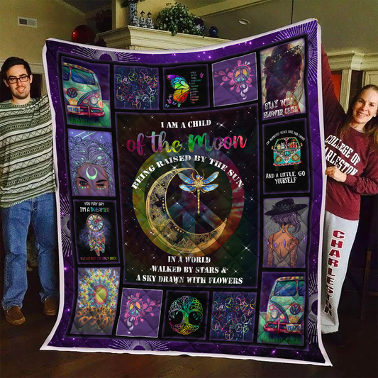 Child Of The Moon Raised By The Sun Quilt MEI