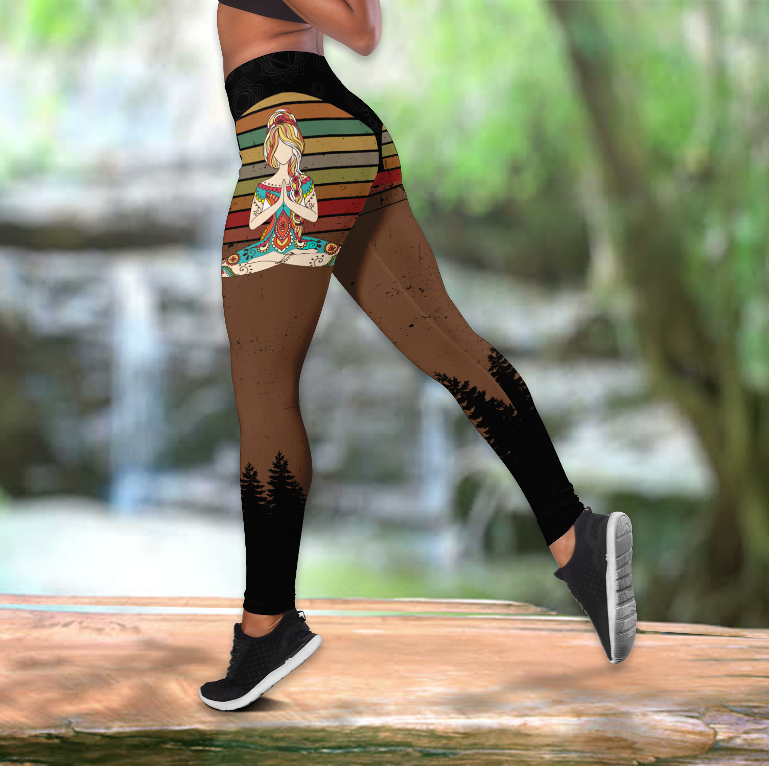I'm Mostly Peace Love And Light - Yoga Combo Tank + Legging QB06202001-Apparel-TA-S-S-Vibe Cosy™