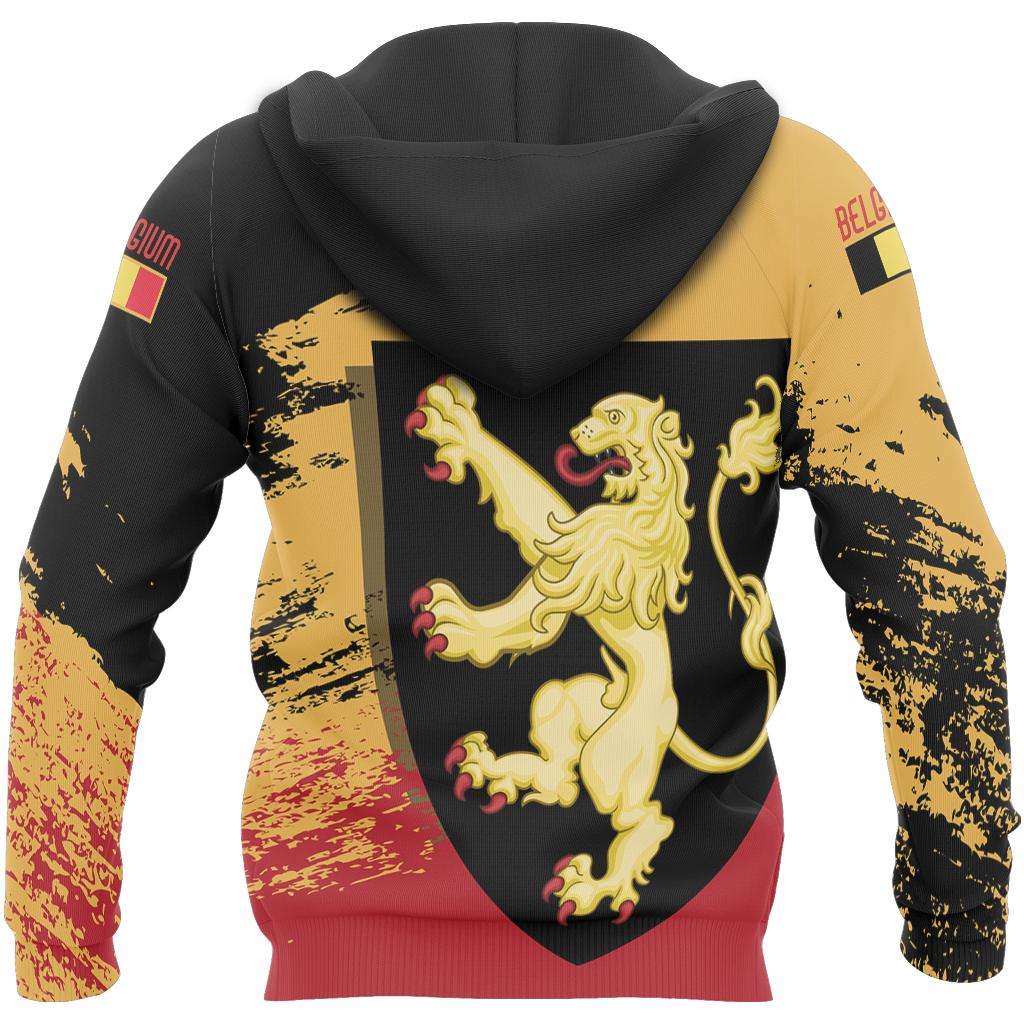 Belgium - Leo Belgicus Special Pullover Hoodie A0-Apparel-HD09-Hoodie-S-Vibe Cosy™