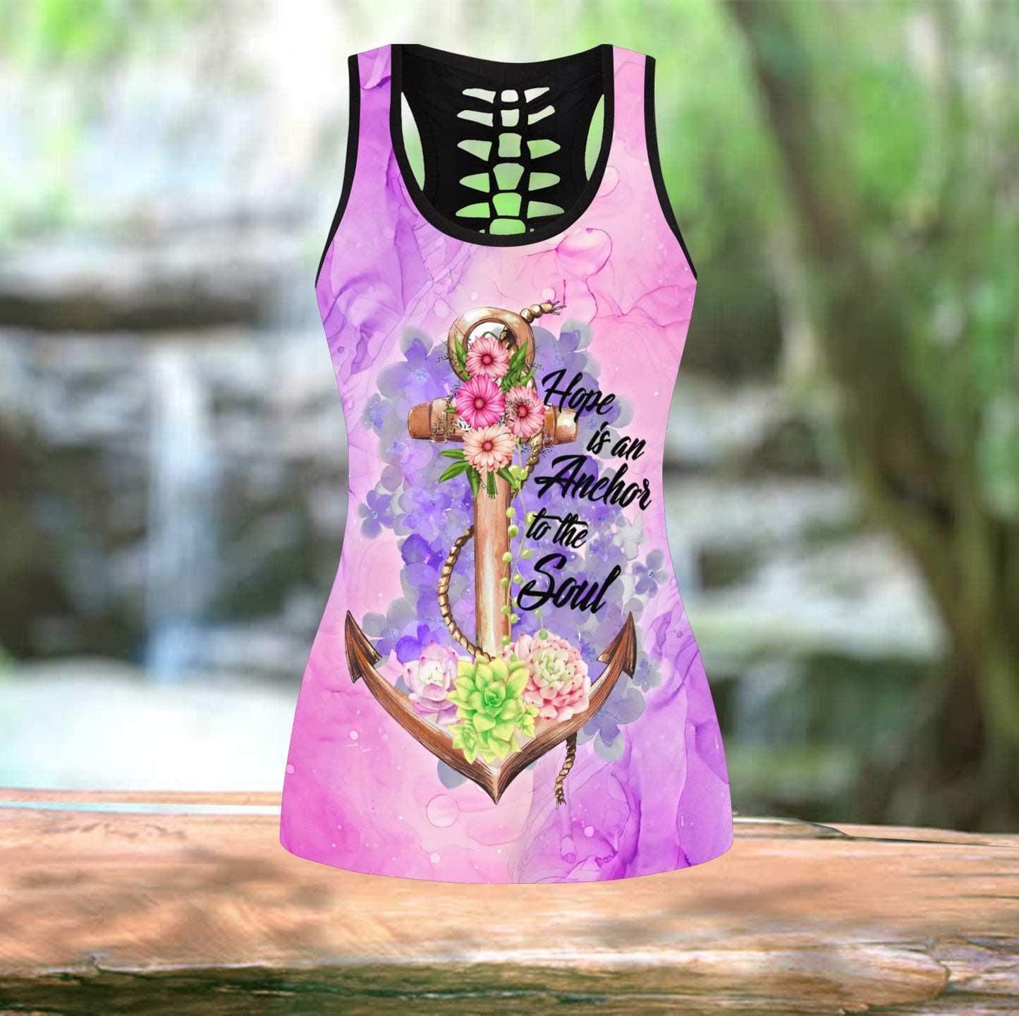 Floral Anchor Combo Tank + Legging TA0812201