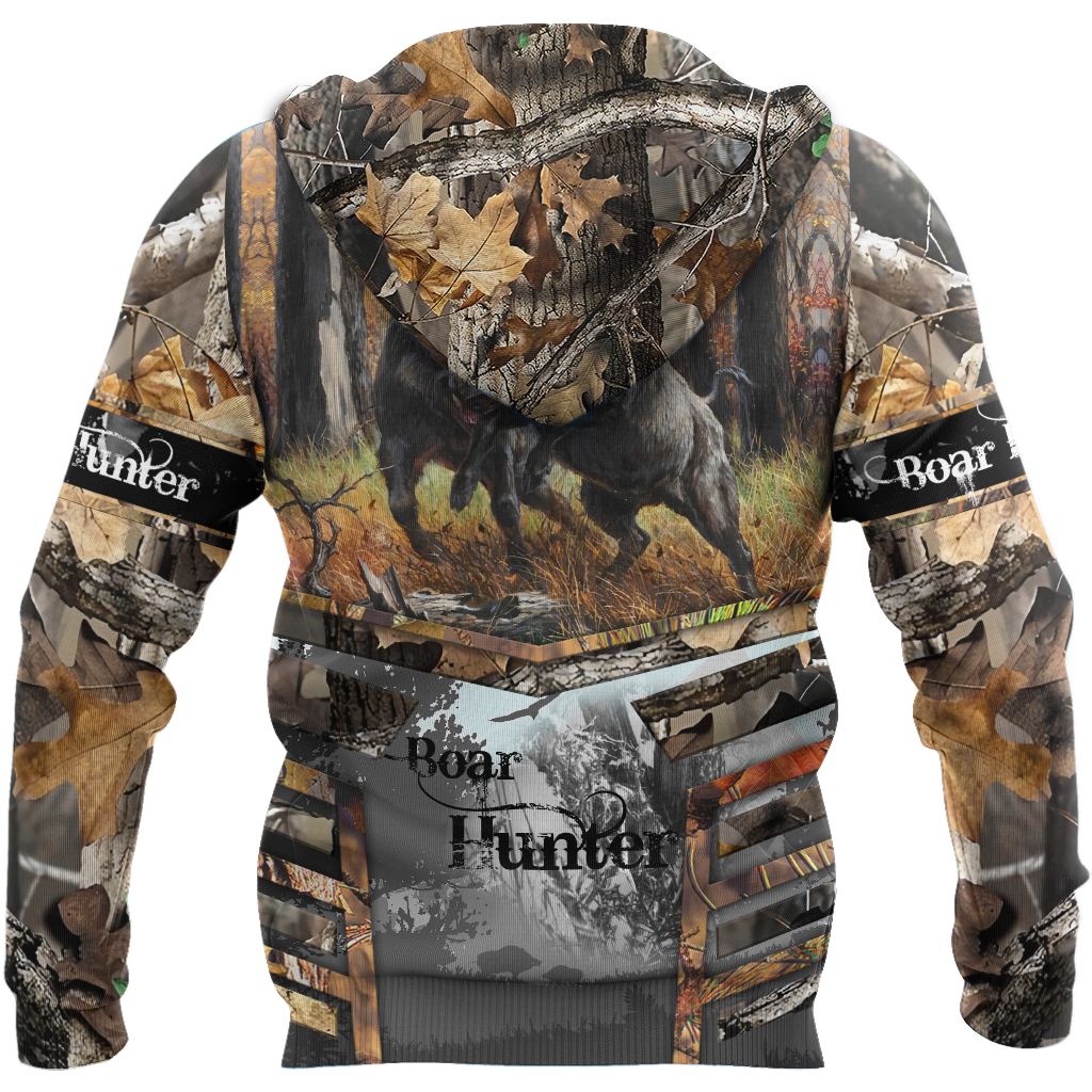 Great Boar Hunting Camo 3D All Over Print  Hoodie DL2022002S