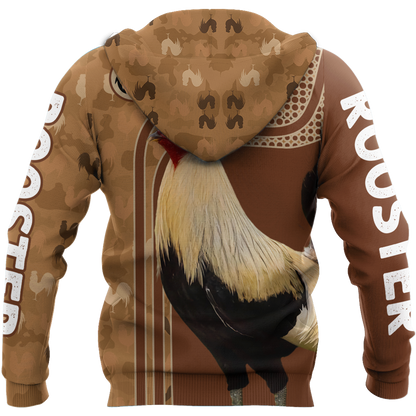 Premium Rooster 3D All Over Printed Unisex Shirts