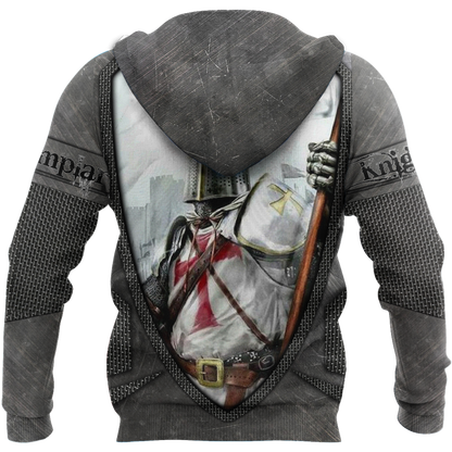 Premium Knight Templar All Over Printed Shirts For Men And Women MEI