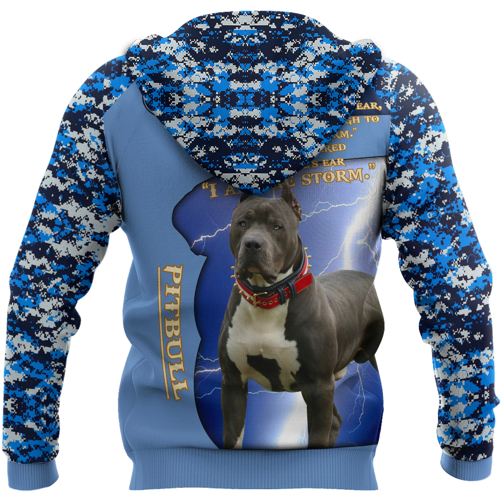 Pitbull 3d hoodie shirt for men and women DA30102001