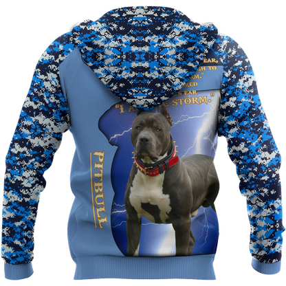 Pitbull 3d hoodie shirt for men and women DA30102001