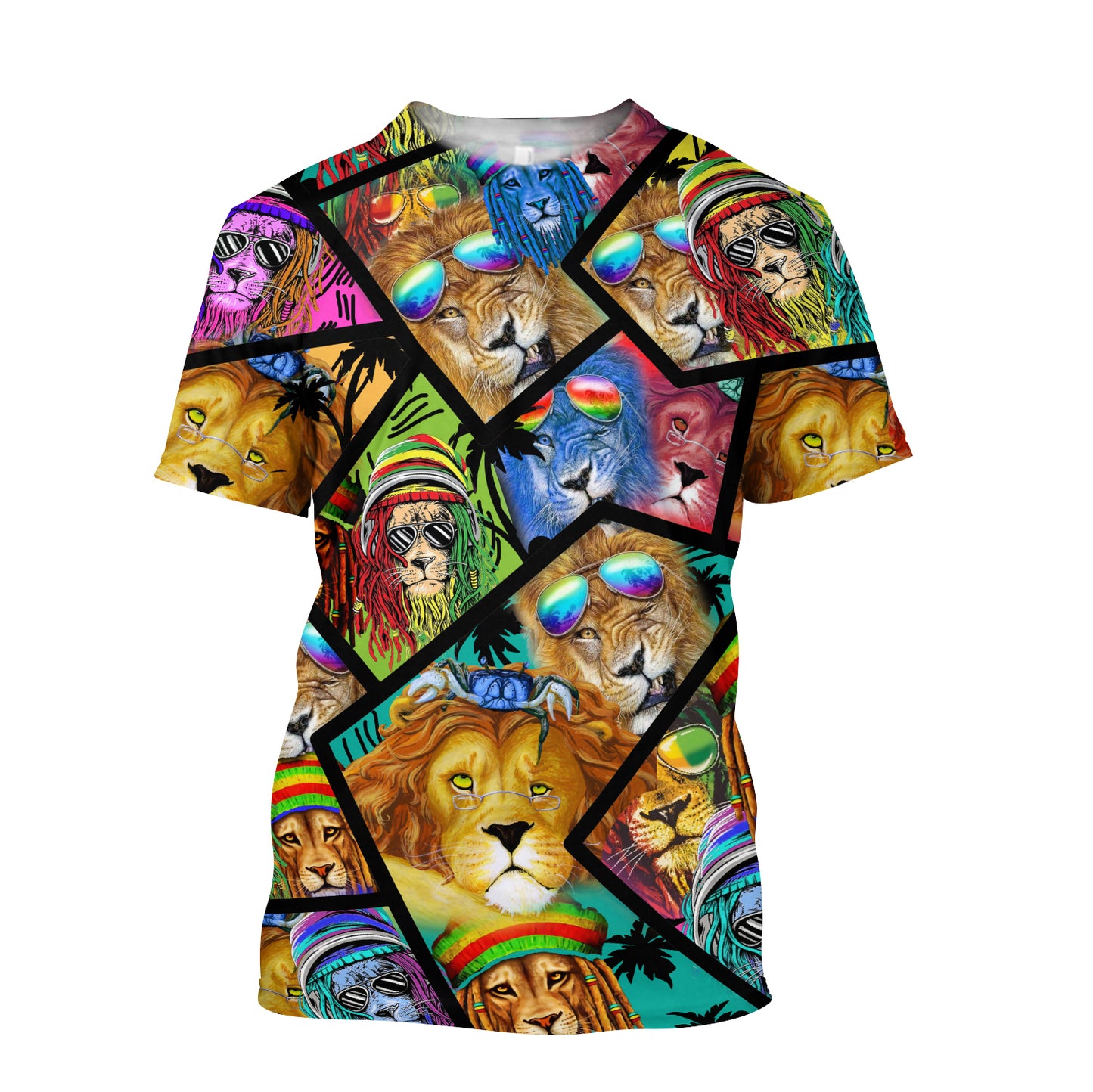 Twenty Shades Lion Over Printed Hoodie