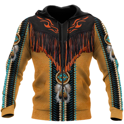 Premium Native American Hoodie 3D All Over Printed Shirts DA17112002CLVH-LAM