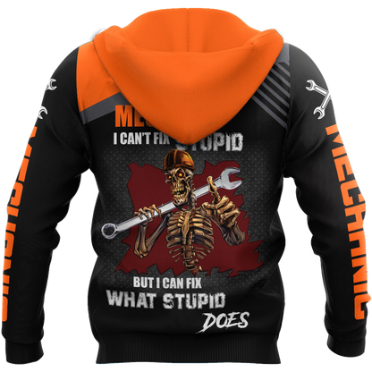 I Can Fix What Stupid Does All Over Printed Mechanic Hoodie For Men and Women DA15102002