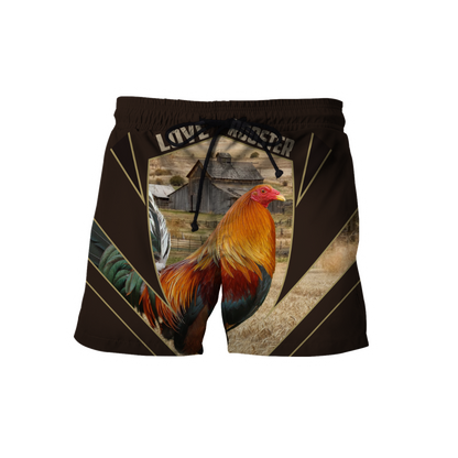 Premium Rooster 3D All Over Printed Unisex Shirts DA8112004